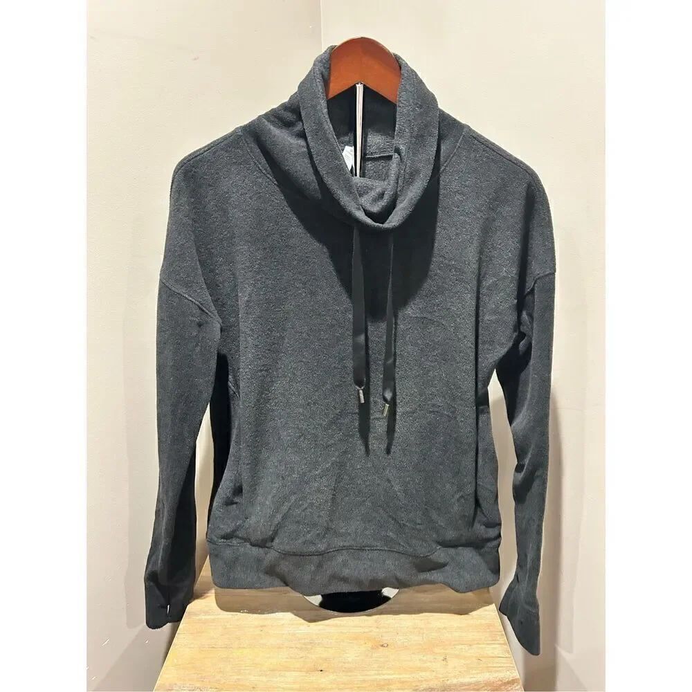 Lululemon Fleece Hoodie Mock Turtle Neck
